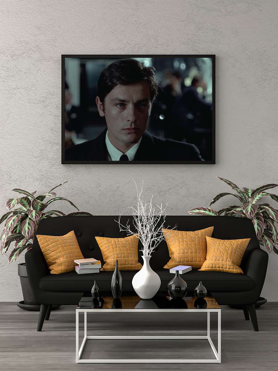 Kiralık Katil - Le Samouraï Film Tablo Siyah Çerçeveli Film Poster Afiş Tablo