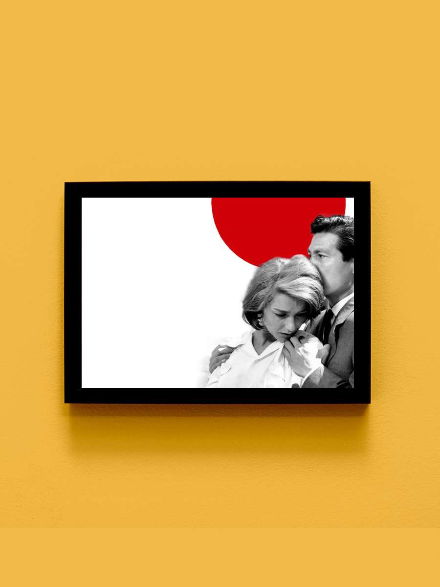 Hiroşima Sevgilim - Hiroshima mon amour Film Tablo Siyah Çerçeveli Film Poster Afiş Tablo