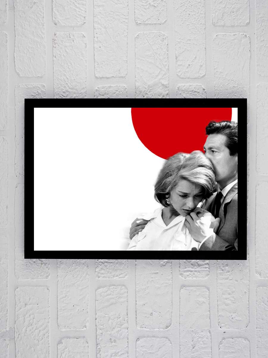 Hiroşima Sevgilim - Hiroshima mon amour Film Tablo Siyah Çerçeveli Film Poster Afiş Tablo