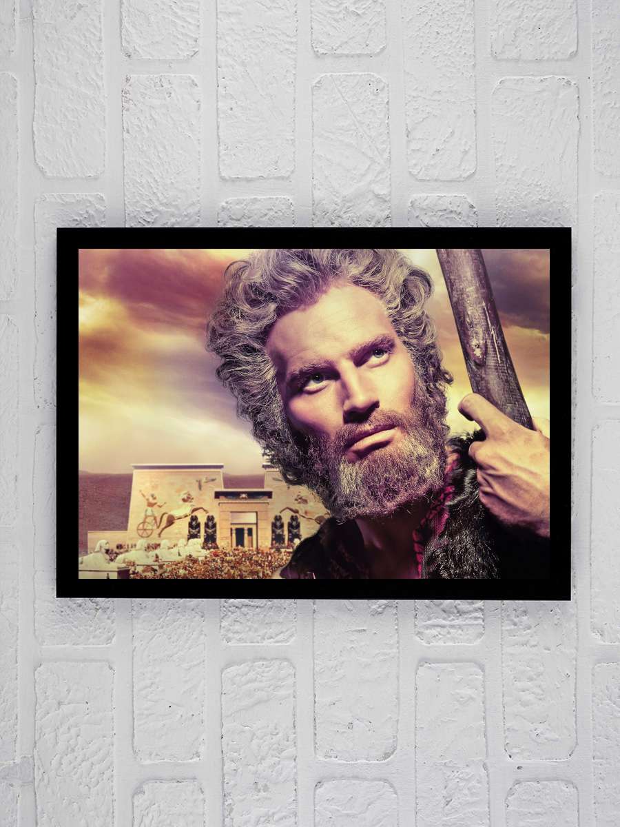 On Emir - The Ten Commandments Film Tablo Siyah Çerçeveli Film Poster Afiş Tablo