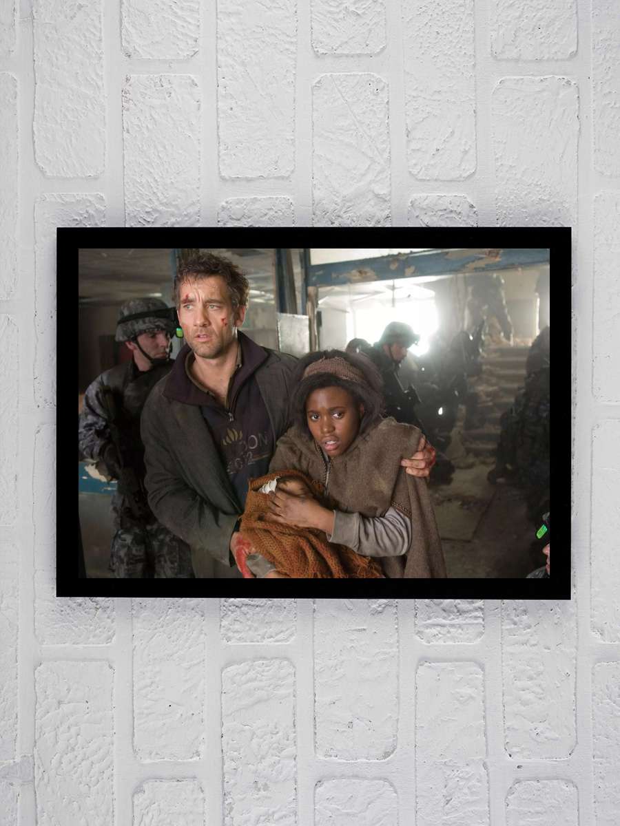 Son Umut - Children of Men Film Tablo Siyah Çerçeveli Film Poster Afiş Tablo