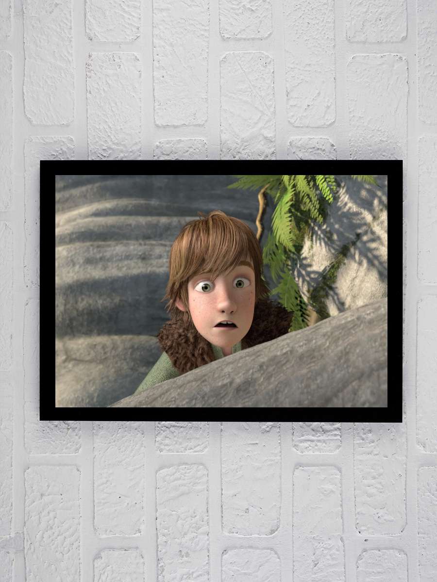 Ejderhanı Nasıl Eğitirsin - How to Train Your Dragon Film Tablo Siyah Çerçeveli Film Poster Afiş Tablo