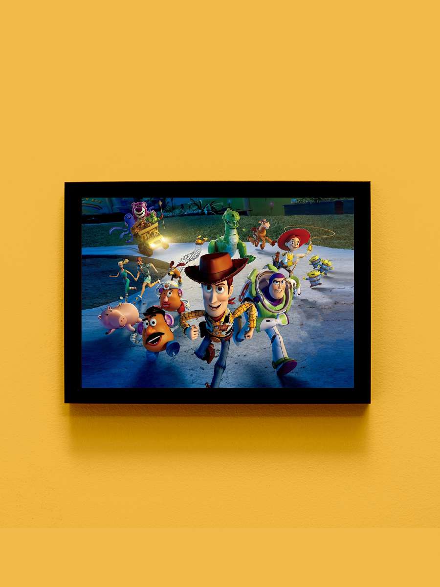 Oyuncak Hikayesi 3 - Toy Story 3 Film Tablo Siyah Çerçeveli Film Poster Afiş Tablo