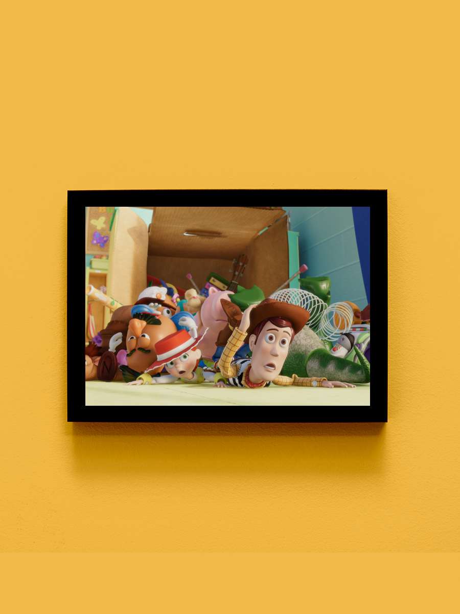 Oyuncak Hikayesi 3 - Toy Story 3 Film Tablo Siyah Çerçeveli Film Poster Afiş Tablo