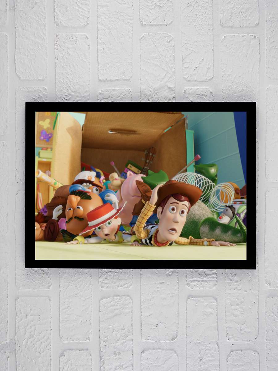 Oyuncak Hikayesi 3 - Toy Story 3 Film Tablo Siyah Çerçeveli Film Poster Afiş Tablo