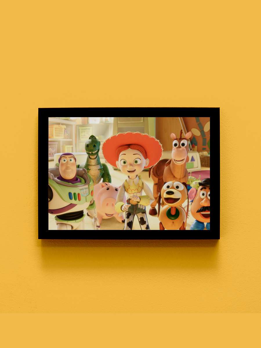 Oyuncak Hikayesi 3 - Toy Story 3 Film Tablo Siyah Çerçeveli Film Poster Afiş Tablo