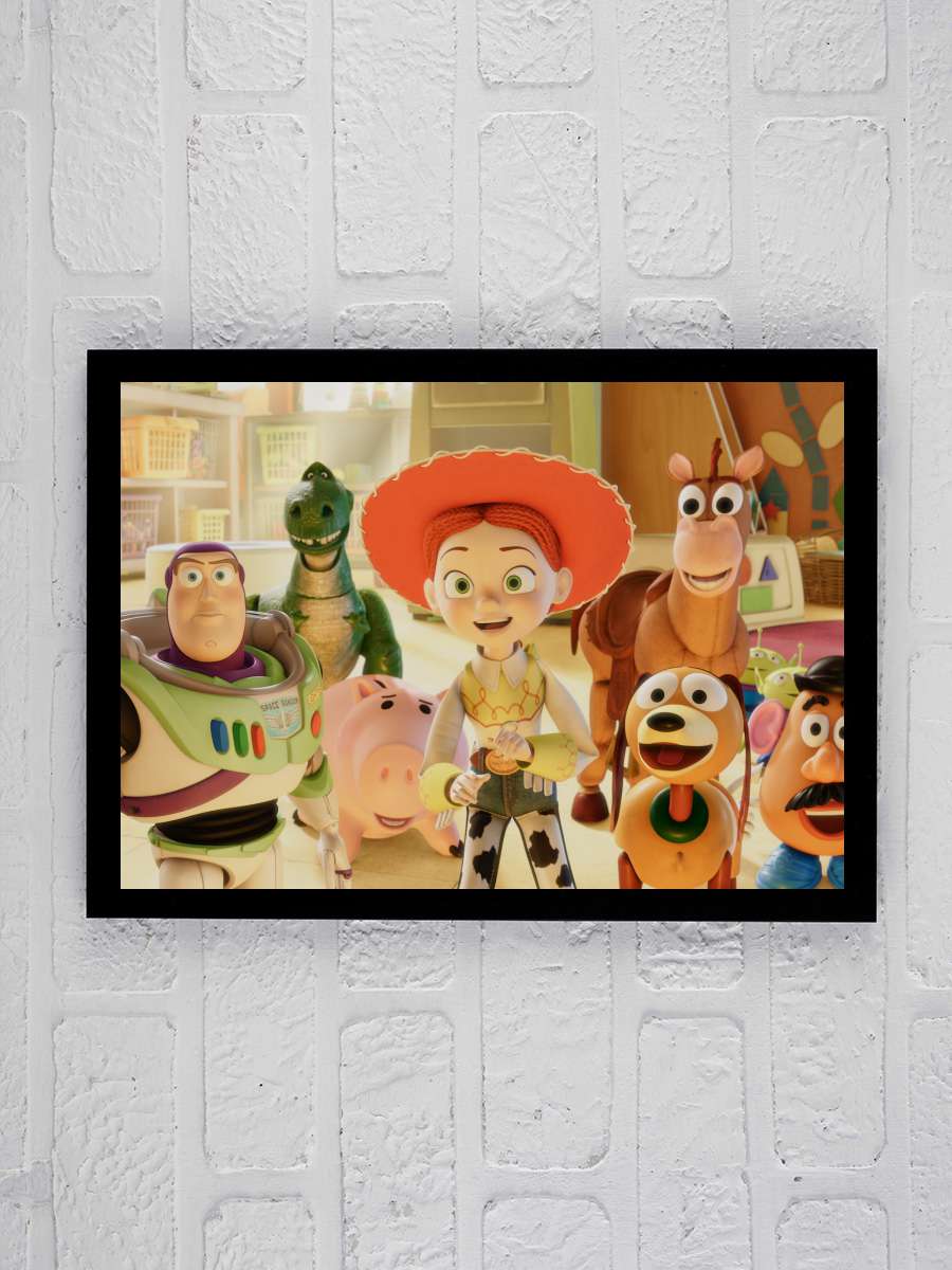 Oyuncak Hikayesi 3 - Toy Story 3 Film Tablo Siyah Çerçeveli Film Poster Afiş Tablo