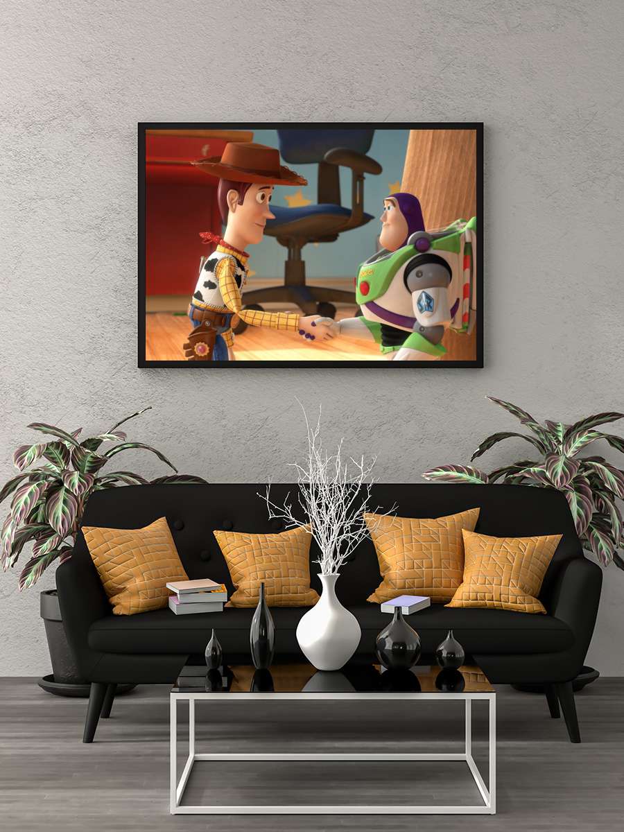 Oyuncak Hikayesi 3 - Toy Story 3 Film Tablo Siyah Çerçeveli Film Poster Afiş Tablo