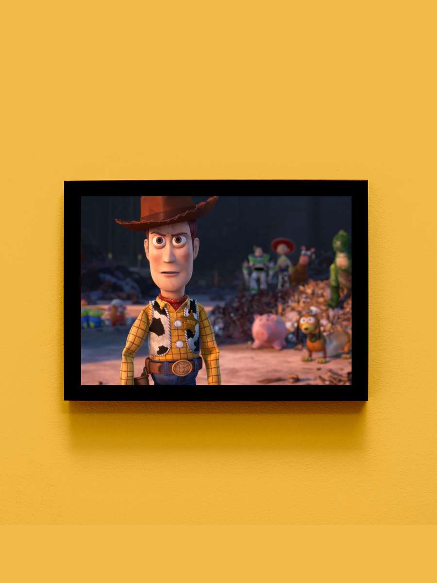 Oyuncak Hikayesi 3 - Toy Story 3 Film Tablo Siyah Çerçeveli Film Poster Afiş Tablo