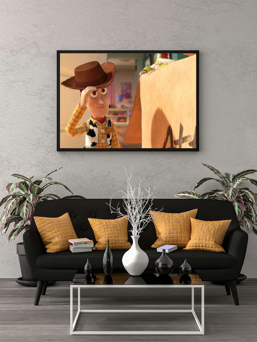 Oyuncak Hikayesi 3 - Toy Story 3 Film Tablo Siyah Çerçeveli Film Poster Afiş Tablo