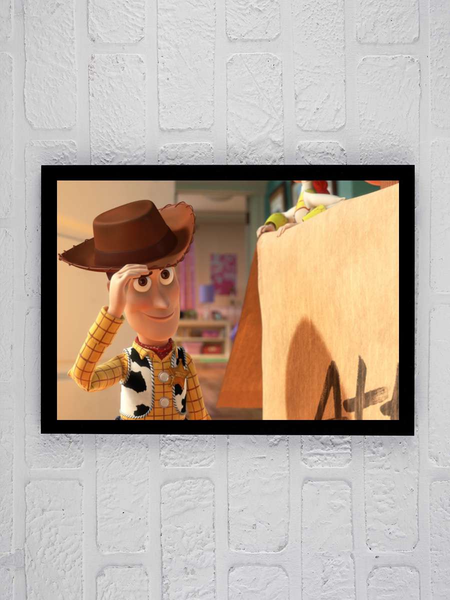 Oyuncak Hikayesi 3 - Toy Story 3 Film Tablo Siyah Çerçeveli Film Poster Afiş Tablo