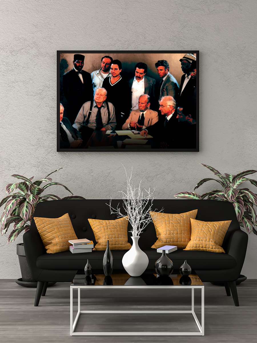 12 Angry Men Film Tablo Siyah Çerçeveli Film Poster Afiş Tablo