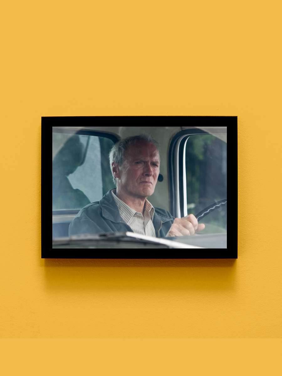 Gran Torino Film Tablo Siyah Çerçeveli Film Poster Afiş Tablo