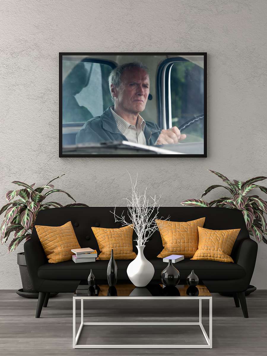 Gran Torino Film Tablo Siyah Çerçeveli Film Poster Afiş Tablo