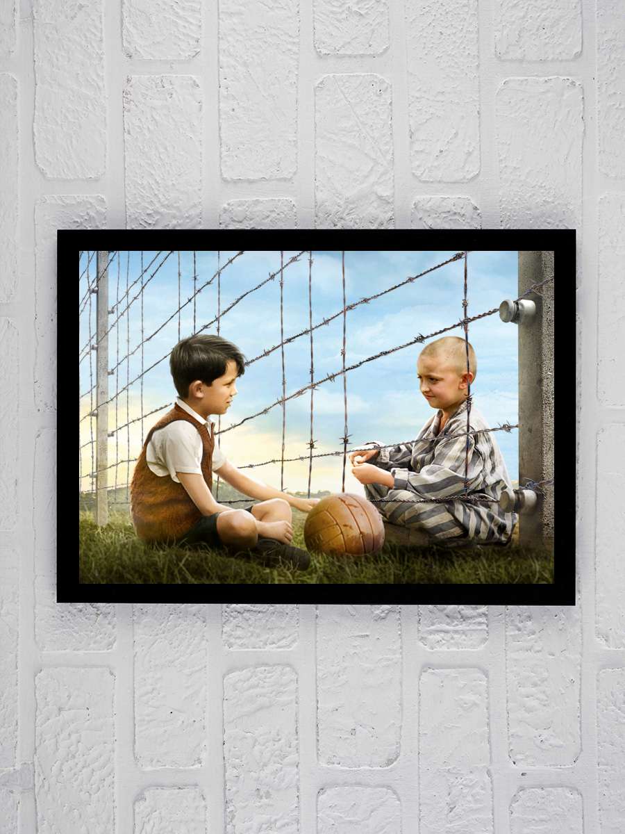 Çizgili Pijamalı Çocuk - The Boy in the Striped Pyjamas Film Tablo Siyah Çerçeveli Film Poster Afiş Tablo