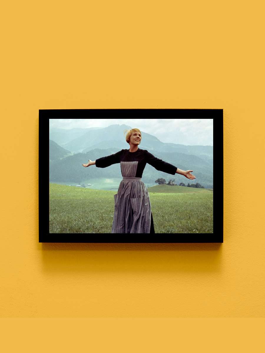 Neşeli Günler - The Sound of Music Film Tablo Siyah Çerçeveli Film Poster Afiş Tablo