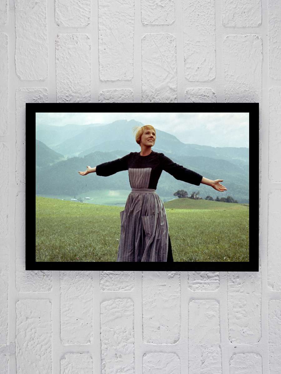 Neşeli Günler - The Sound of Music Film Tablo Siyah Çerçeveli Film Poster Afiş Tablo