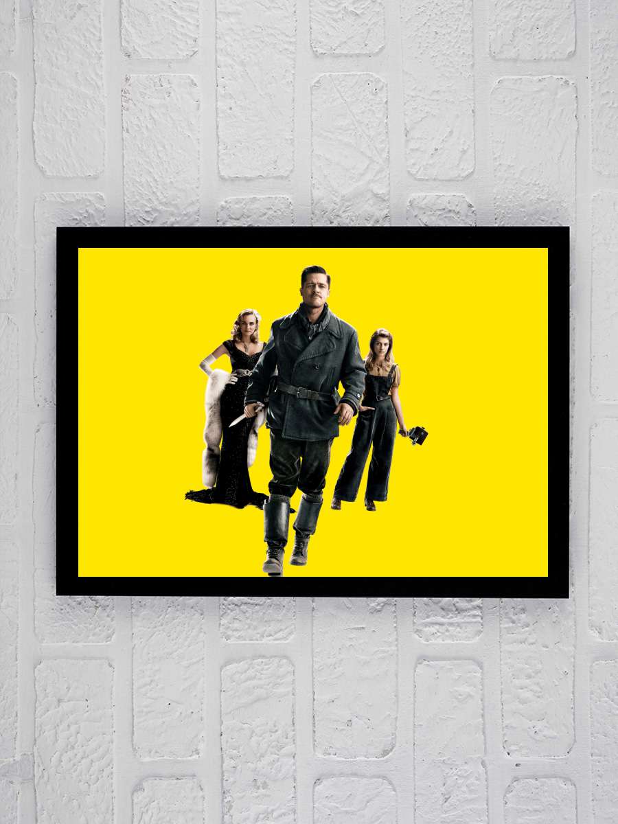 Soysuzlar Çetesi - Inglourious Basterds Film Tablo Siyah Çerçeveli Film Poster Afiş Tablo