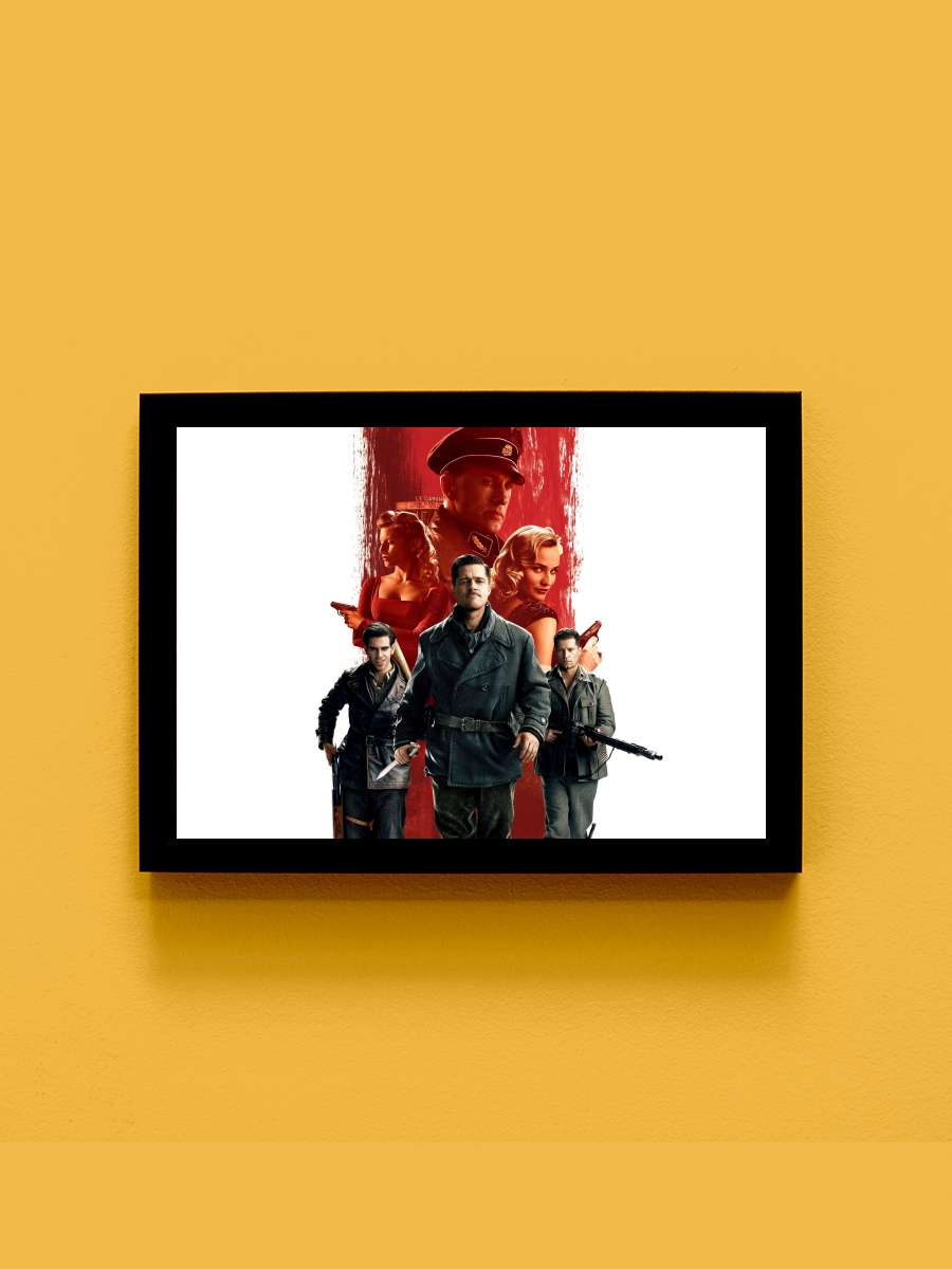 Soysuzlar Çetesi - Inglourious Basterds Film Tablo Siyah Çerçeveli Film Poster Afiş Tablo