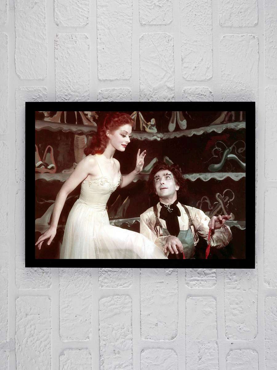 Kanlı Ayakkabı - The Red Shoes Film Tablo Siyah Çerçeveli Film Poster Afiş Tablo