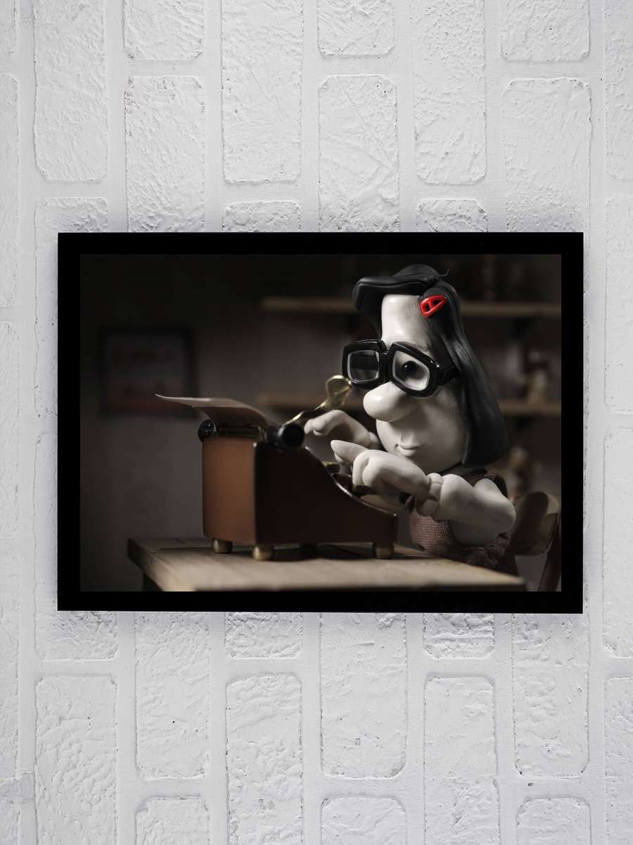 Mary ve Max - Mary and Max Film Tablo Siyah Çerçeveli Film Poster Afiş Tablo