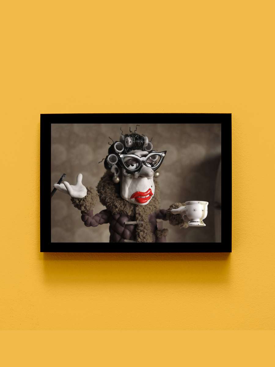 Mary ve Max - Mary and Max Film Tablo Siyah Çerçeveli Film Poster Afiş Tablo