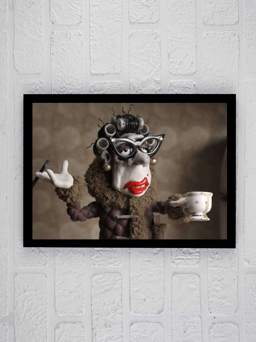 Mary ve Max - Mary and Max Film Tablo Siyah Çerçeveli Film Poster Afiş Tablo