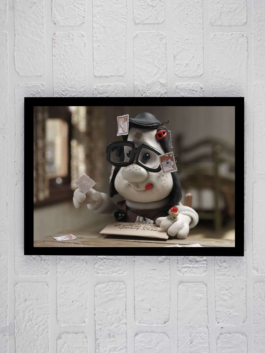 Mary ve Max - Mary and Max Film Tablo Siyah Çerçeveli Film Poster Afiş Tablo