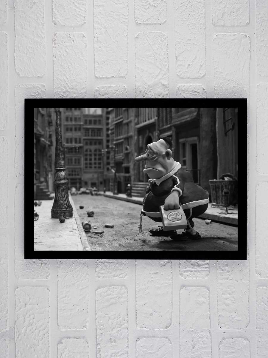 Mary ve Max - Mary and Max Film Tablo Siyah Çerçeveli Film Poster Afiş Tablo