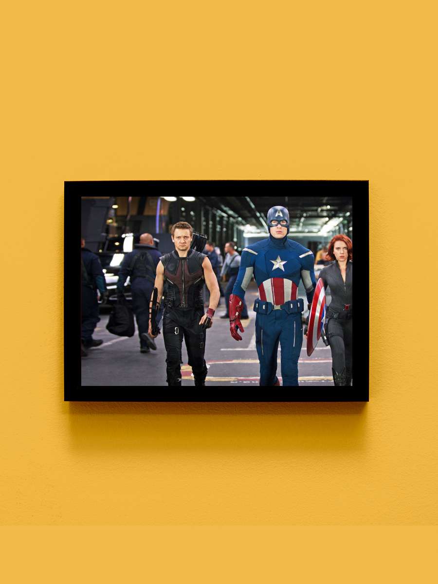 Yenilmezler - The Avengers Film Tablo Siyah Çerçeveli Film Poster Afiş Tablo