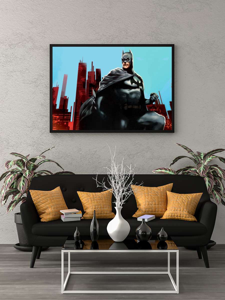 Batman: Kırmızı Başlığın Altında - Batman: Under the Red Hood Film Tablo Siyah Çerçeveli Film Poster Afiş Tablo