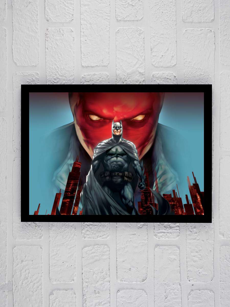 Batman: Kırmızı Başlığın Altında - Batman: Under the Red Hood Film Tablo Siyah Çerçeveli Film Poster Afiş Tablo