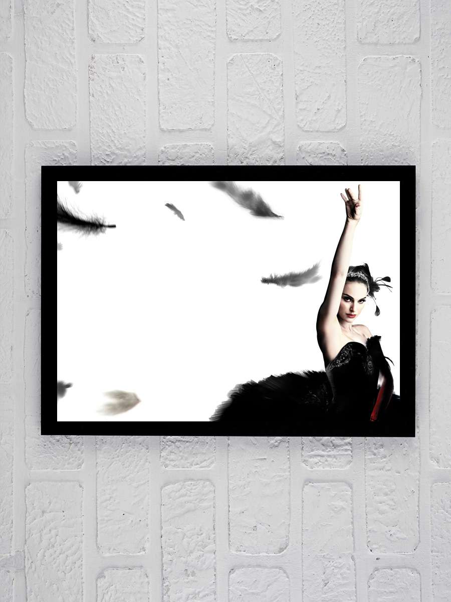 Siyah Kuğu - Black Swan Film Tablo Siyah Çerçeveli Film Poster Afiş Tablo