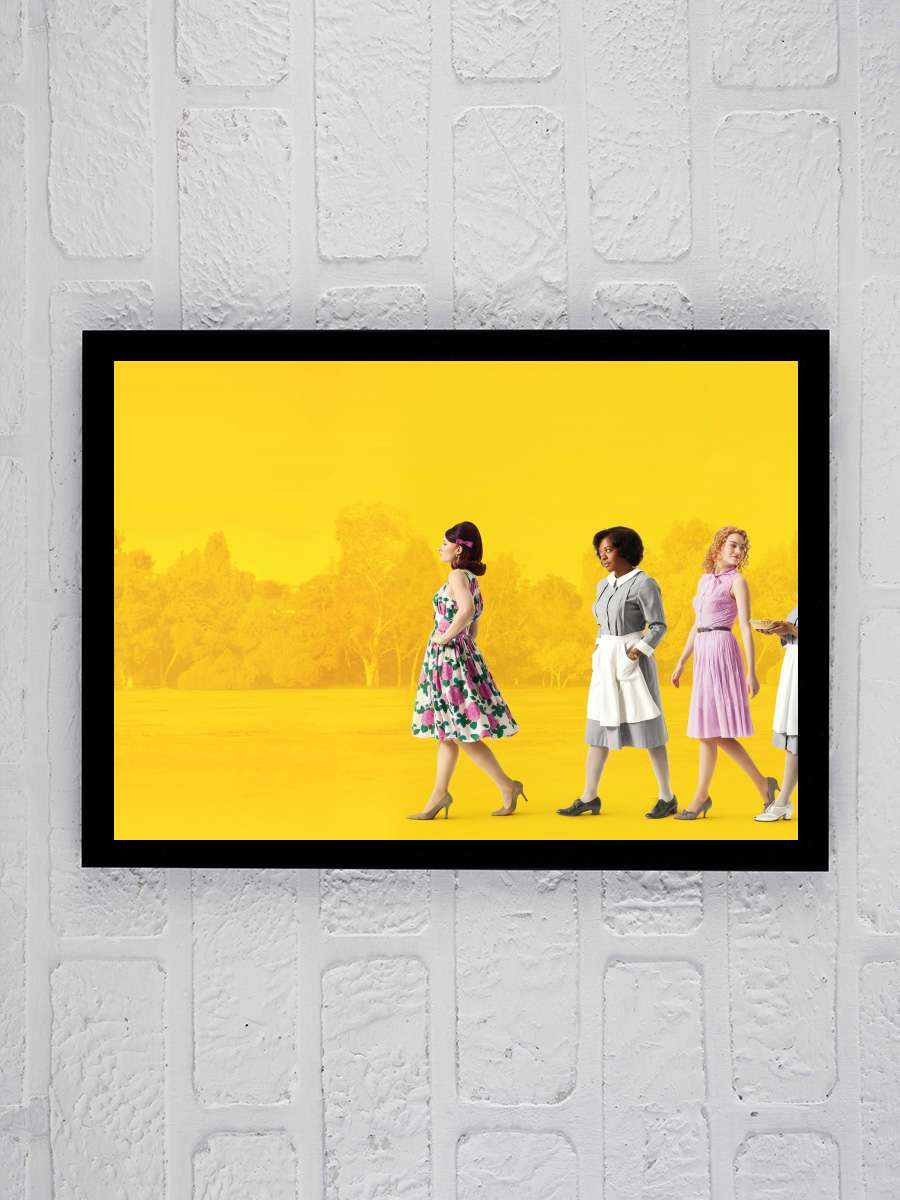 Duyguların Rengi - The Help Film Tablo Siyah Çerçeveli Film Poster Afiş Tablo