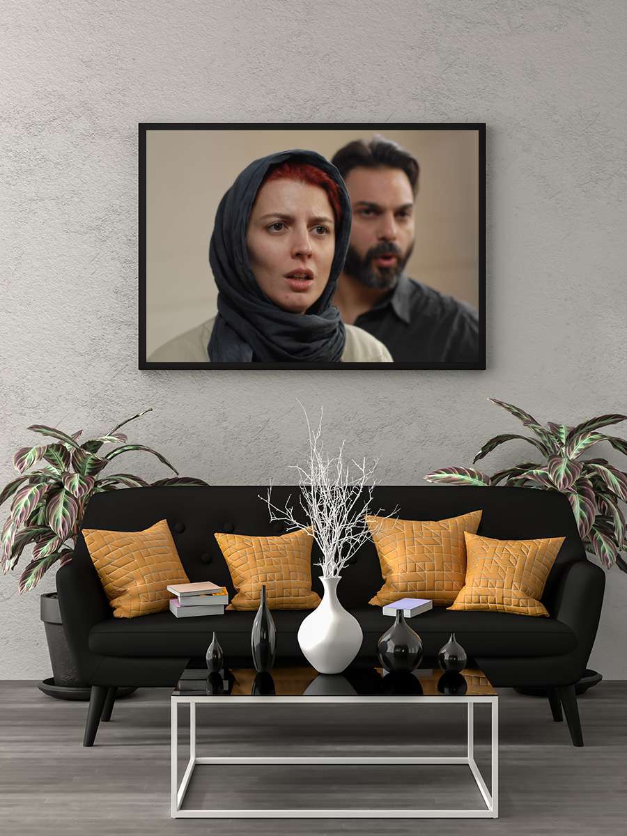 Bir Ayrılık - جدایی نادر از سیمین Film Tablo Siyah Çerçeveli Film Poster Afiş Tablo