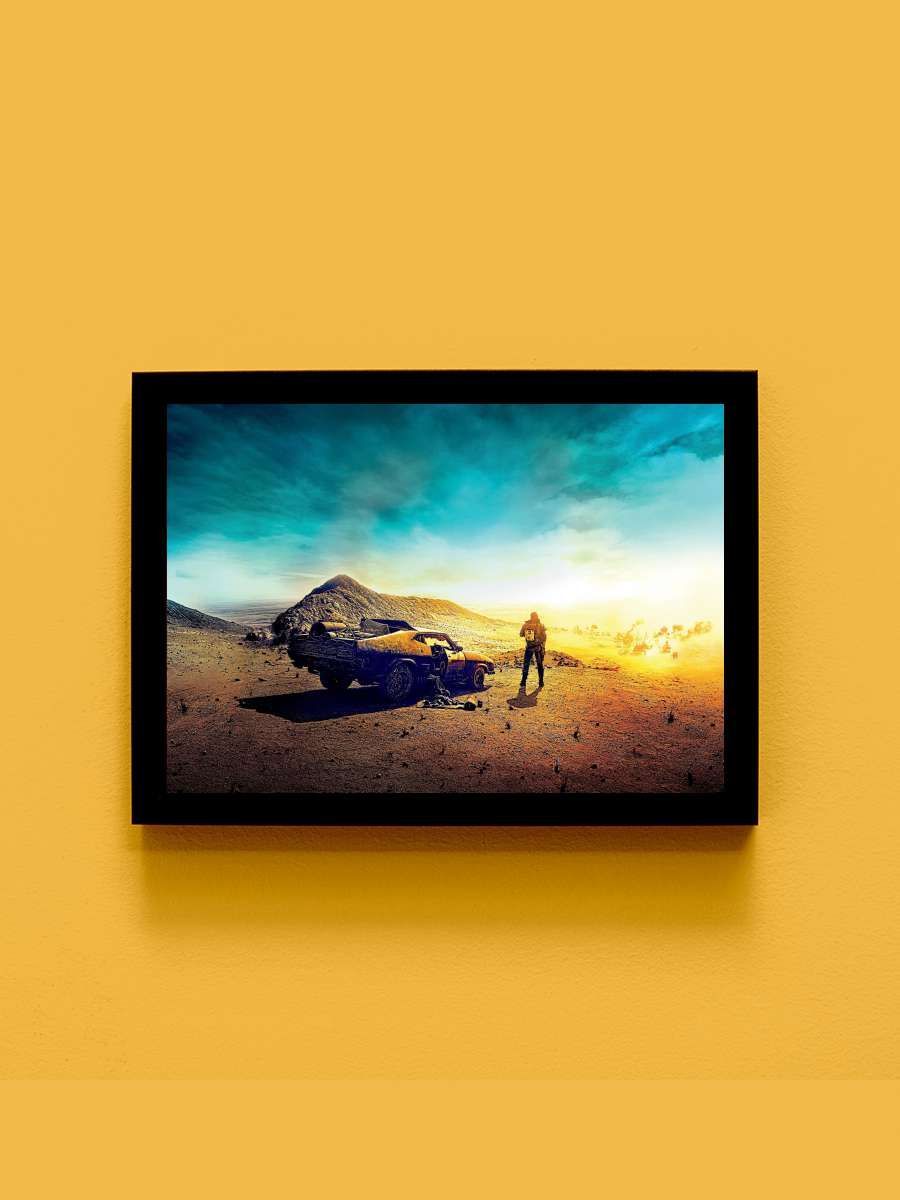 Mad Max: Fury Road Film Tablo Siyah Çerçeveli Film Poster Afiş Tablo