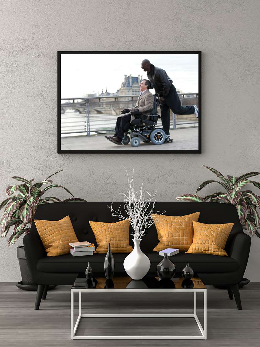 Can Dostum - Intouchables Film Tablo Siyah Çerçeveli Film Poster Afiş Tablo