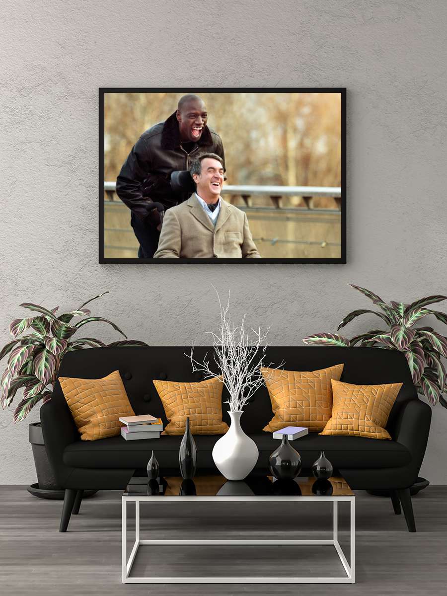 Can Dostum - Intouchables Film Tablo Siyah Çerçeveli Film Poster Afiş Tablo