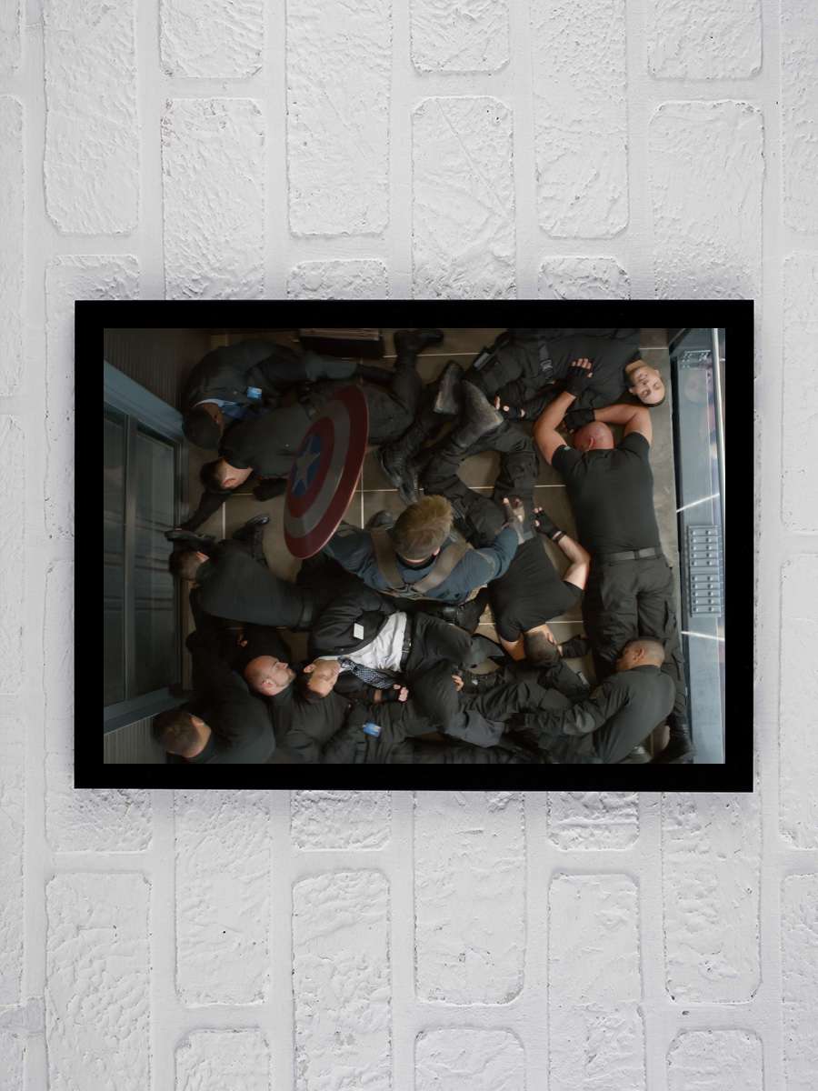 Kaptan Amerika: Kış Askeri - Captain America: The Winter Soldier Film Tablo Siyah Çerçeveli Film Poster Afiş Tablo