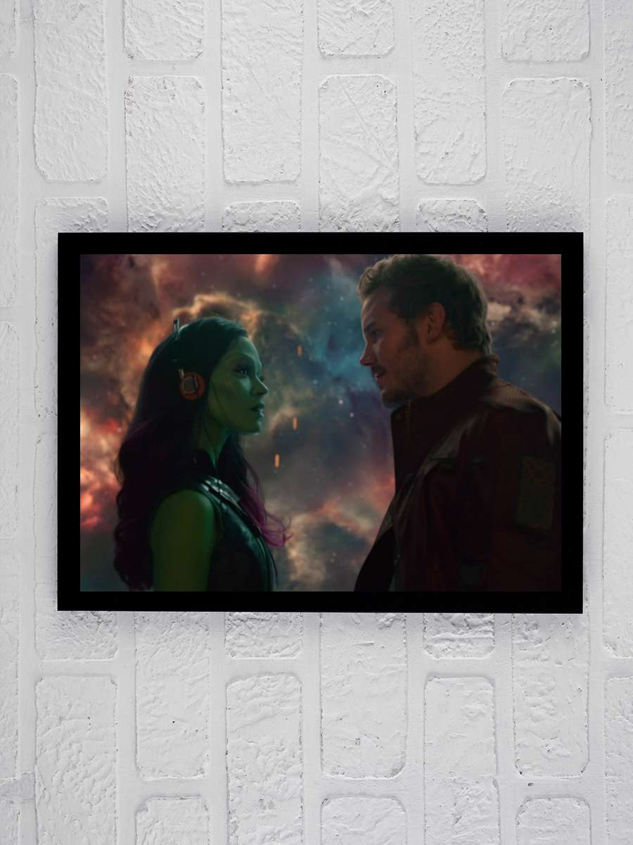 Galaksinin Koruyucuları - Guardians of the Galaxy Film Tablo Siyah Çerçeveli Film Poster Afiş Tablo