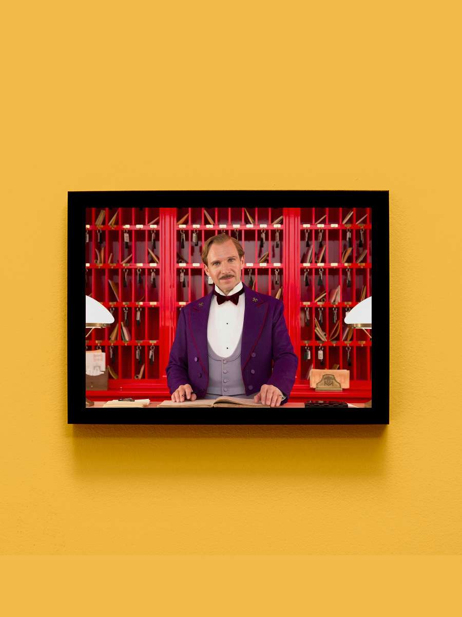 Büyük Budapeşte Oteli - The Grand Budapest Hotel Film Tablo Siyah Çerçeveli Film Poster Afiş Tablo