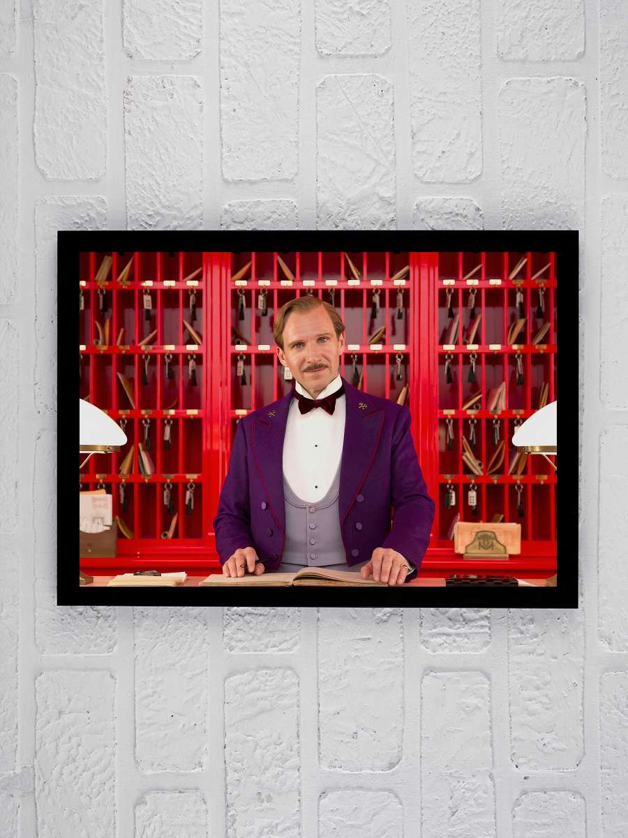 Büyük Budapeşte Oteli - The Grand Budapest Hotel Film Tablo Siyah Çerçeveli Film Poster Afiş Tablo