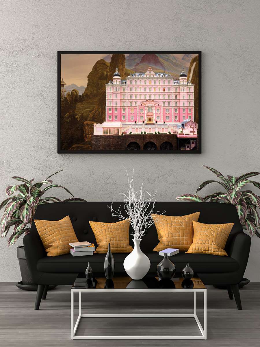 Büyük Budapeşte Oteli - The Grand Budapest Hotel Film Tablo Siyah Çerçeveli Film Poster Afiş Tablo