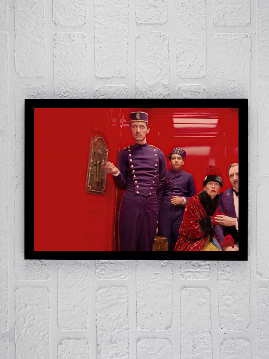 Büyük Budapeşte Oteli - The Grand Budapest Hotel Film Tablo Siyah Çerçeveli Film Poster Afiş Tablo