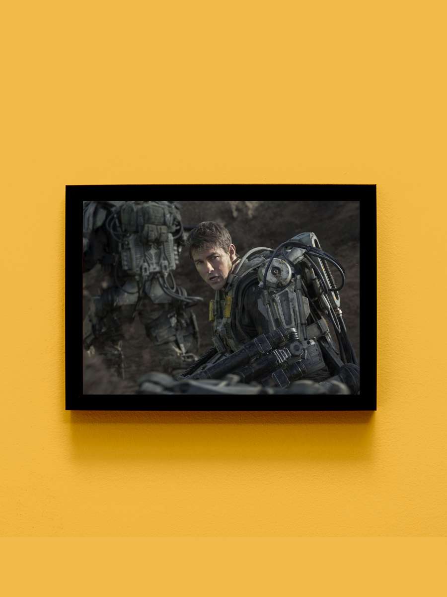 Yarının Sınırında - Edge of Tomorrow Film Tablo Siyah Çerçeveli Film Poster Afiş Tablo