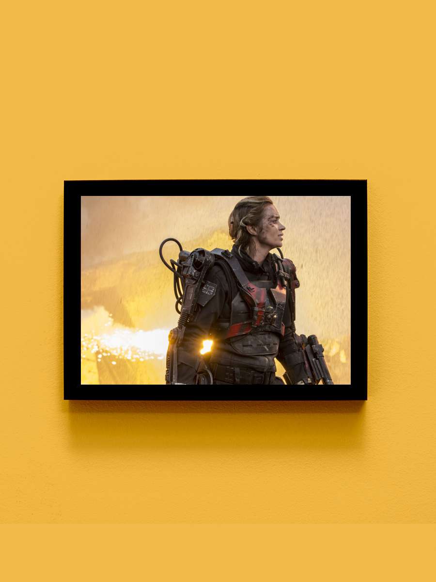 Yarının Sınırında - Edge of Tomorrow Film Tablo Siyah Çerçeveli Film Poster Afiş Tablo