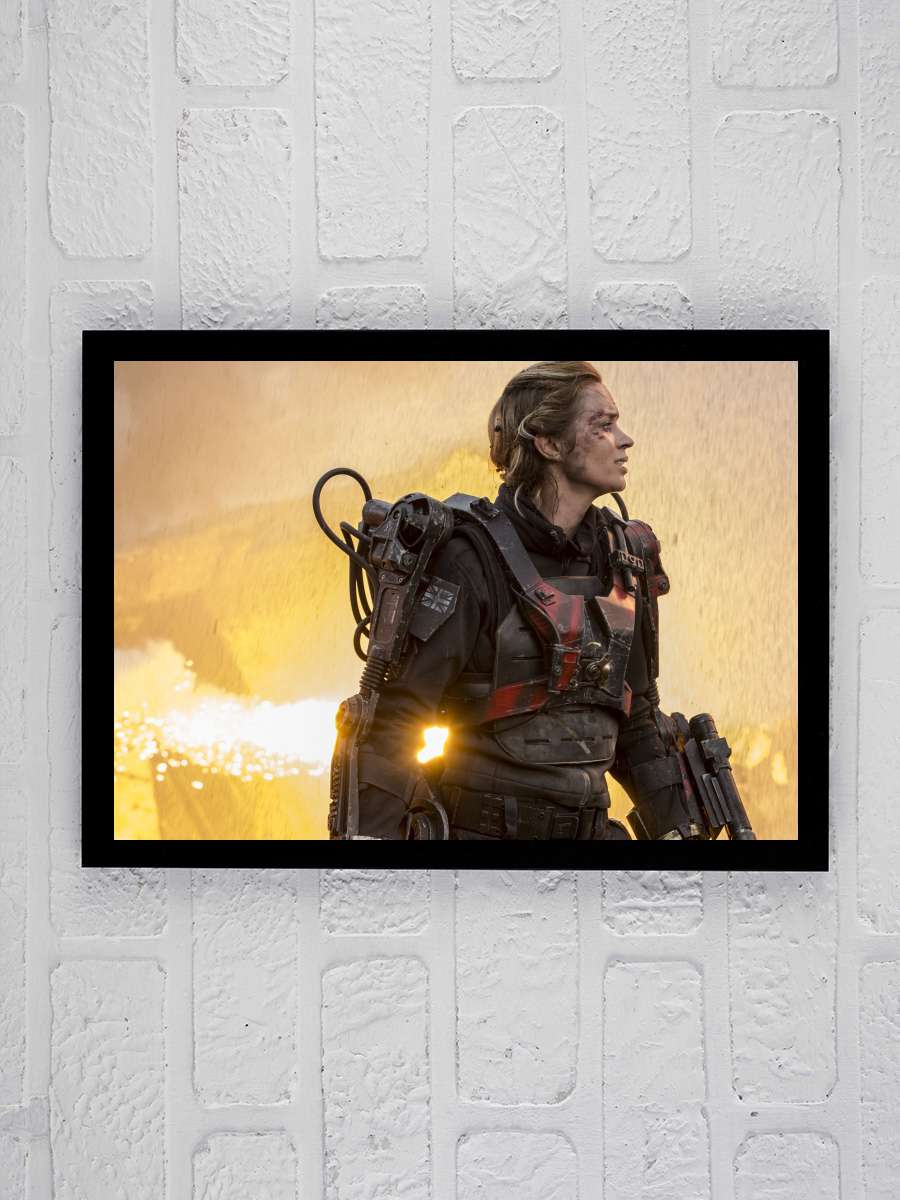 Yarının Sınırında - Edge of Tomorrow Film Tablo Siyah Çerçeveli Film Poster Afiş Tablo