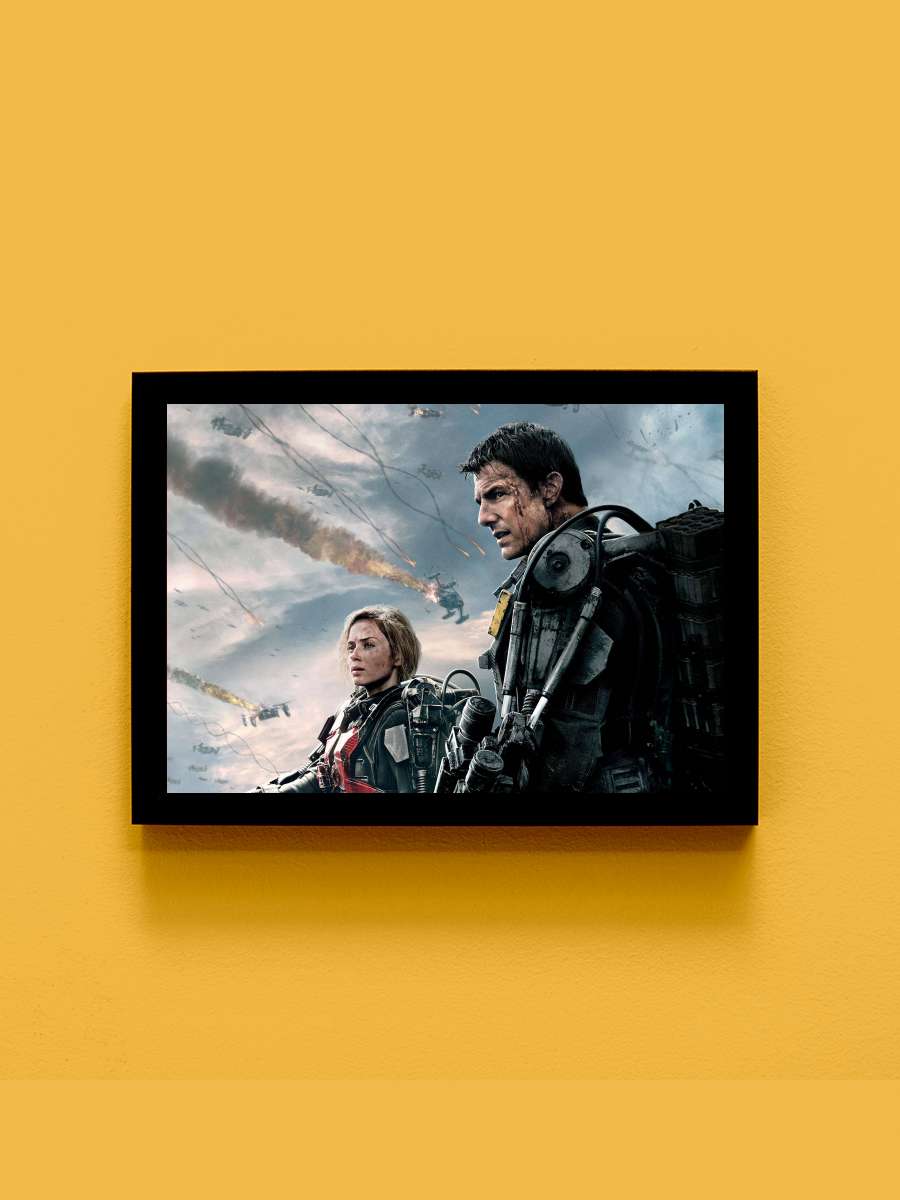 Yarının Sınırında - Edge of Tomorrow Film Tablo Siyah Çerçeveli Film Poster Afiş Tablo