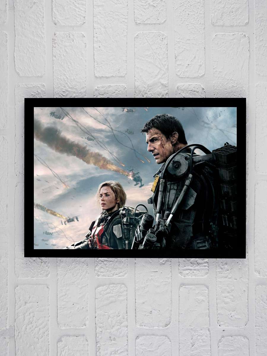 Yarının Sınırında - Edge of Tomorrow Film Tablo Siyah Çerçeveli Film Poster Afiş Tablo