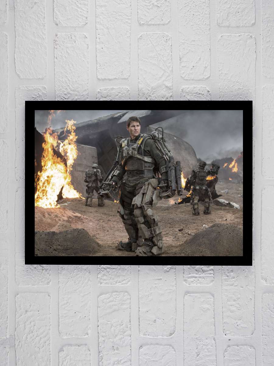 Yarının Sınırında - Edge of Tomorrow Film Tablo Siyah Çerçeveli Film Poster Afiş Tablo